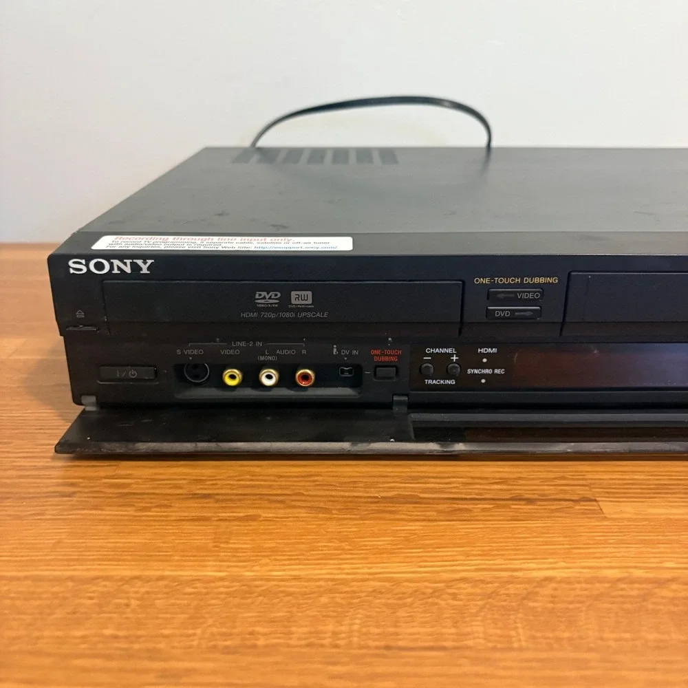 FOR PARTS Sony DVD Recorder VCR Combo RDR-VX525 HDMI 1080i Upscaling NOT WORKING